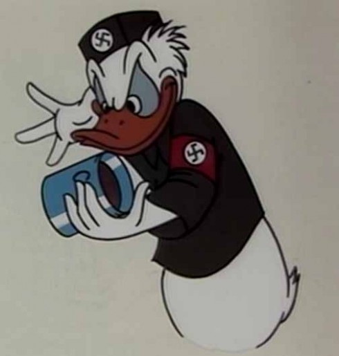 Donald Duck as a Nazi