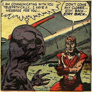 Panel from Atlas Comics' Menace, issue 7