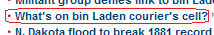 What's on bin Laden courier's cell?