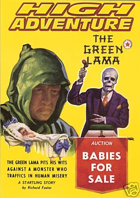 High Adventure - The Green Lama: Babies for Sale