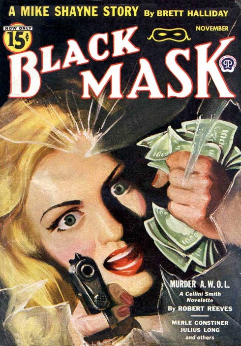 Black Mask Pulp Magazine Cover 1944